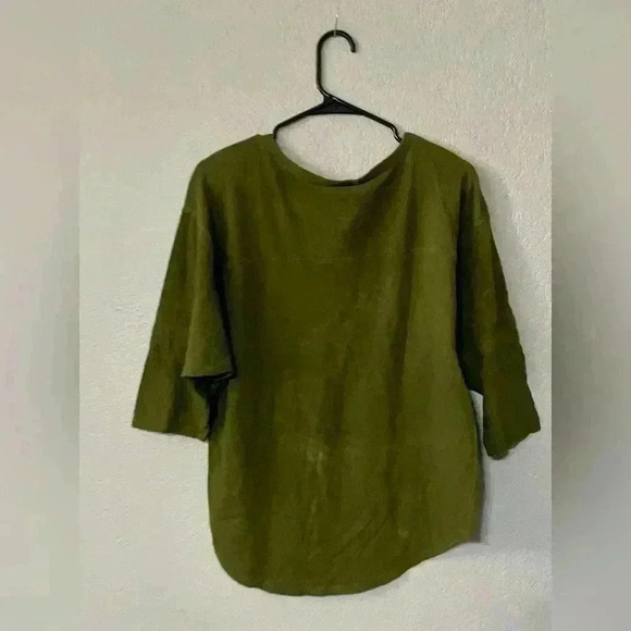 Pink Quarter-sleeve Top Size Small Oversized Baggy Chunky Comfy - Picture 5 of 5